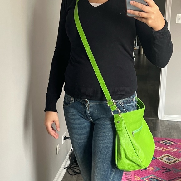 Green soft leather - Picture 2 of 4